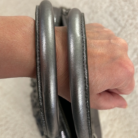 Coach Metallic Studded Shoulder Bag - Picture 7 of 11